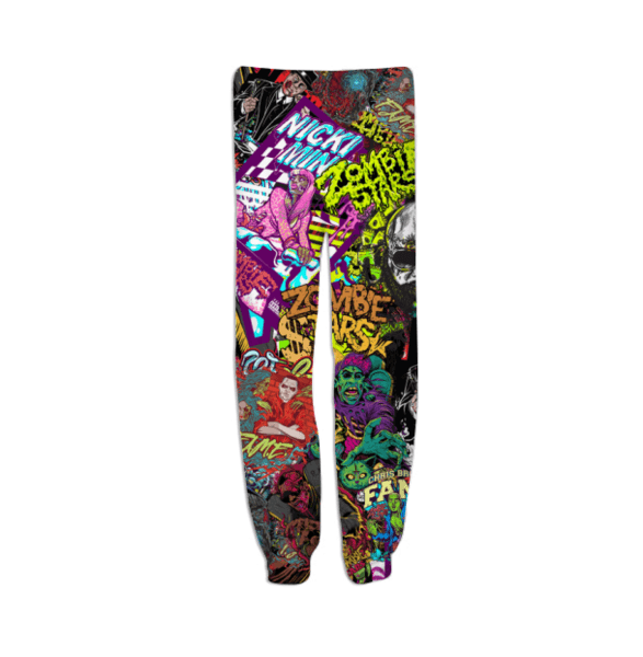 All Over Zombie Print Sweats