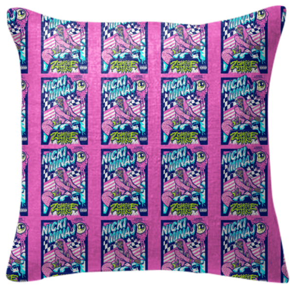 Nicki Minaj Zombie All Over Pillow