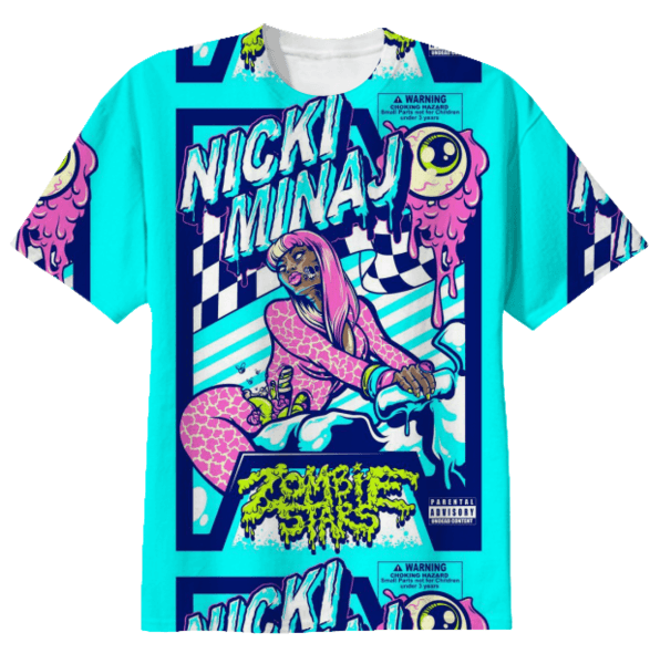 Nicki Minaj Zombie All Over Shirt