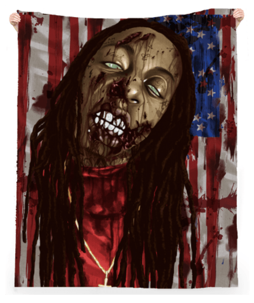 Lil Wayne Zombie Towel