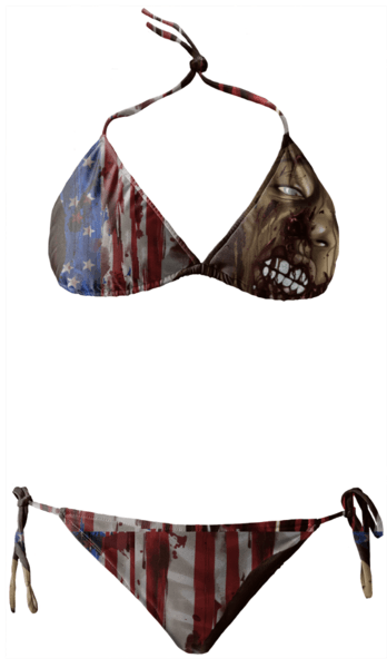 Lil Wayne Zombie USA Bikini