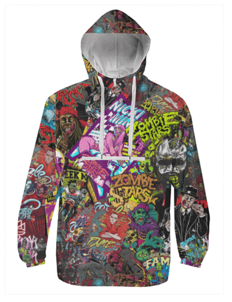 All Over Zombie Windbreaker