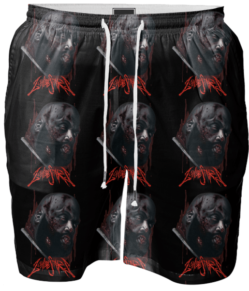 Rick Ross Zombie Repeat Swim Shorts
