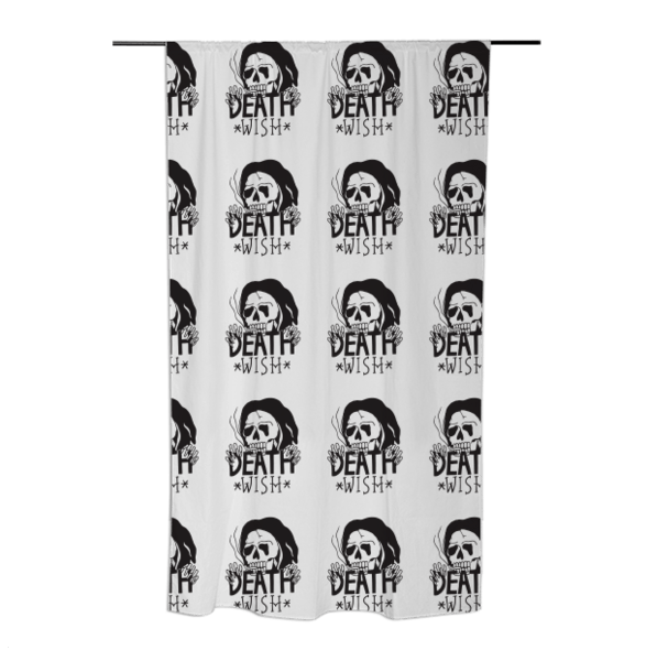 DeathWish Cards Shower Curtain